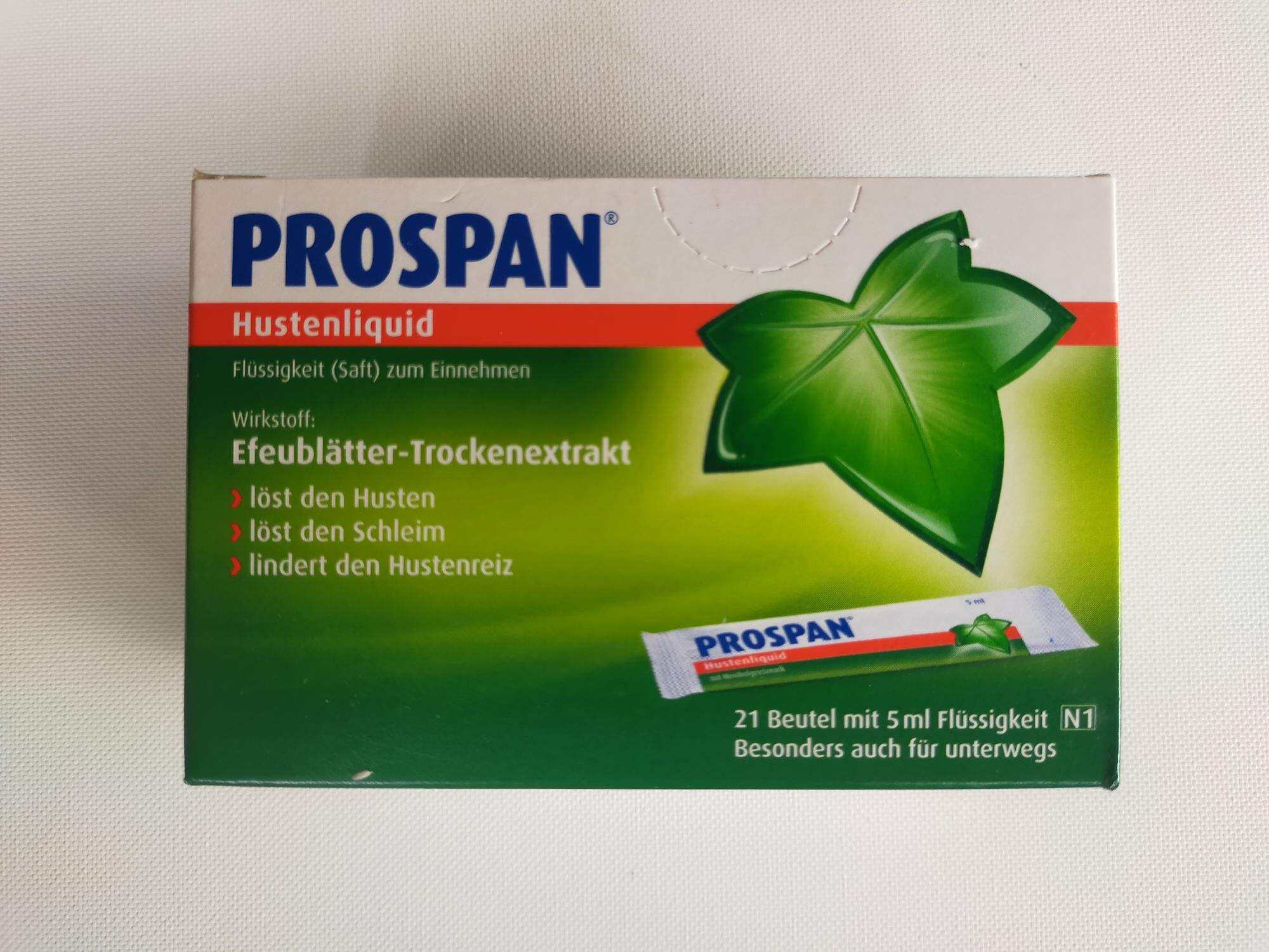 Siro ho Prospan gói của Đức