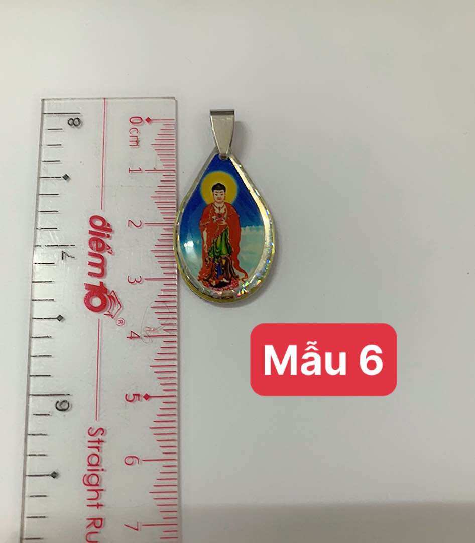 Mặt dây chuyền phật quan âm nhựa