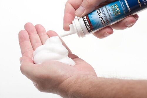 Sản phẩm mọc Râu Tóc Kirkland Minoxidil 5% Foam (Dạng bọt)