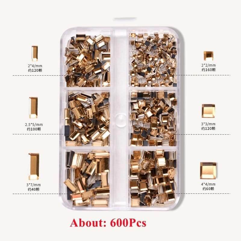 ĐÁ VUÔNG NAIL, ĐÁ ĐÍNH MÓNG