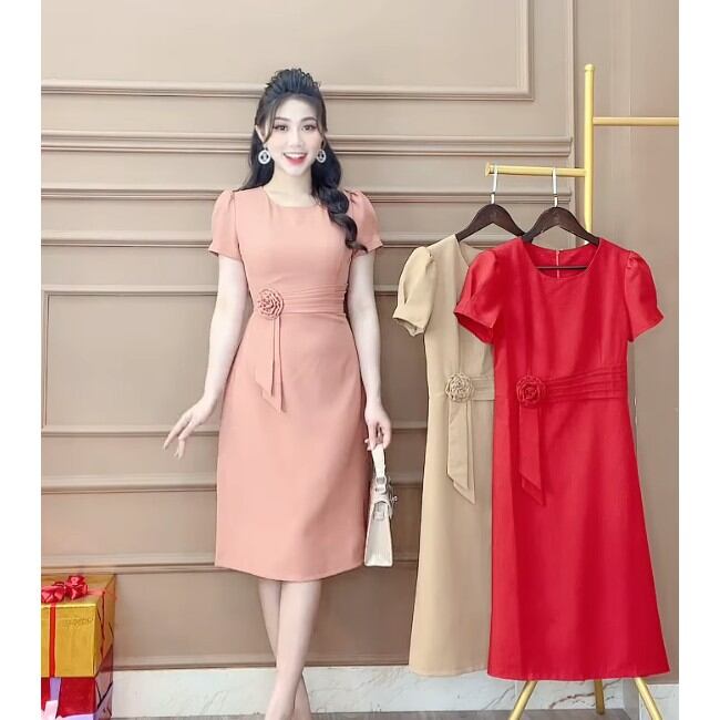 Đầm dáng chữ A Monoco