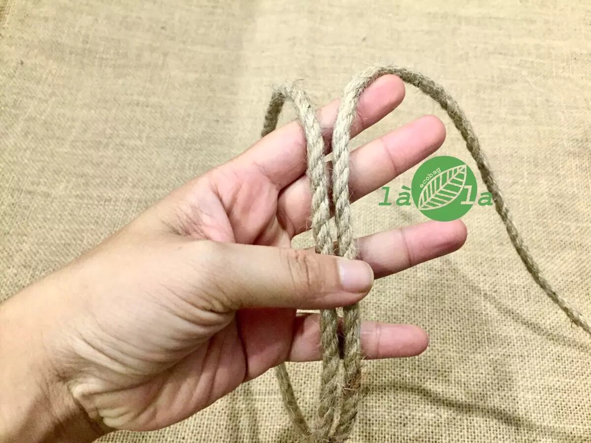 50m dây 5mm dây thừng, dây đay, dây bố làm đồ handmade