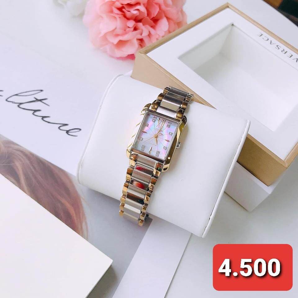 Đồng hồ Citizen nữ mặt vuông