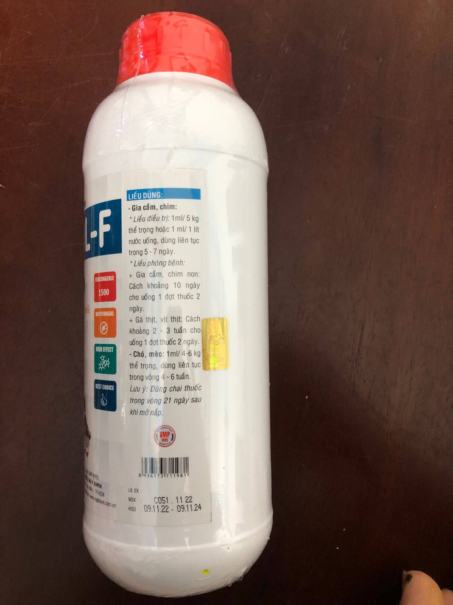Lọ 1 lit nấm flucal 150 đậm đặc