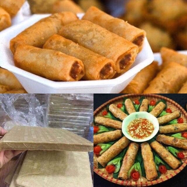 Bánh đa nem - vỏ bánh ram Hà Tĩnh rán giòn thơm ngon