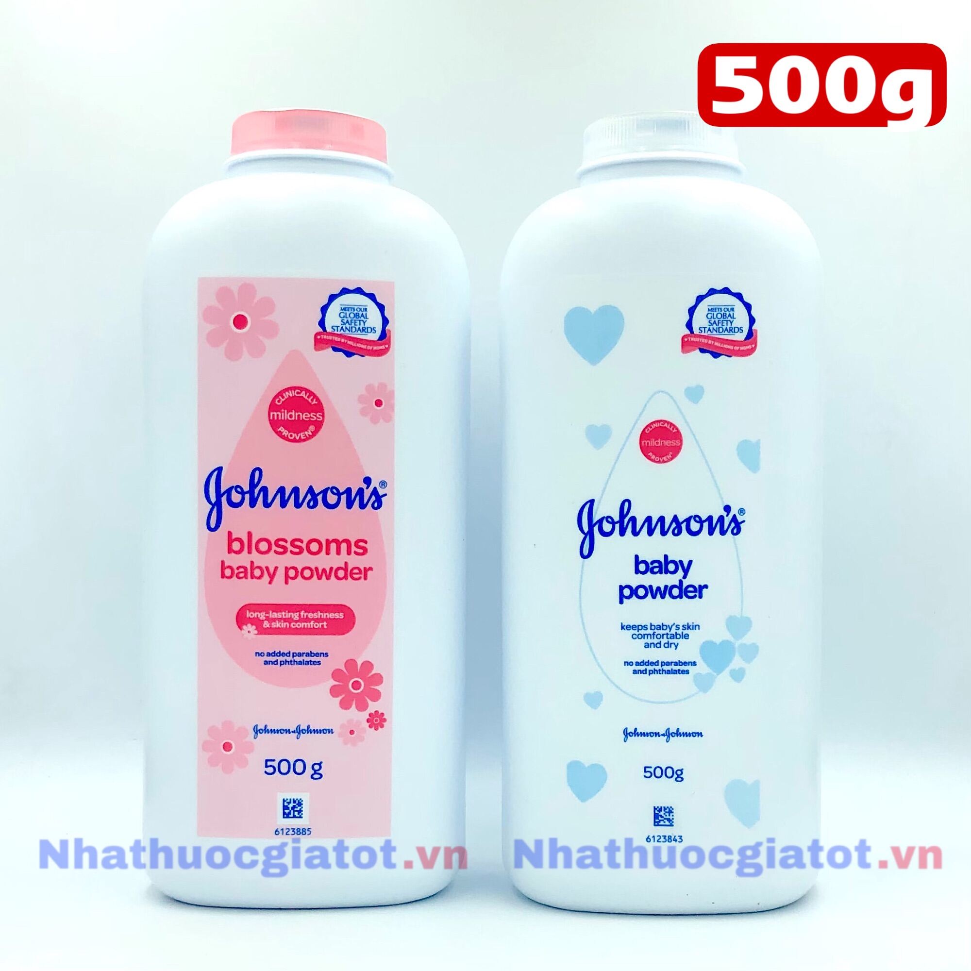 Phấn Thơm Johnson’s Baby Chai 500g Hàng Chính Hãng