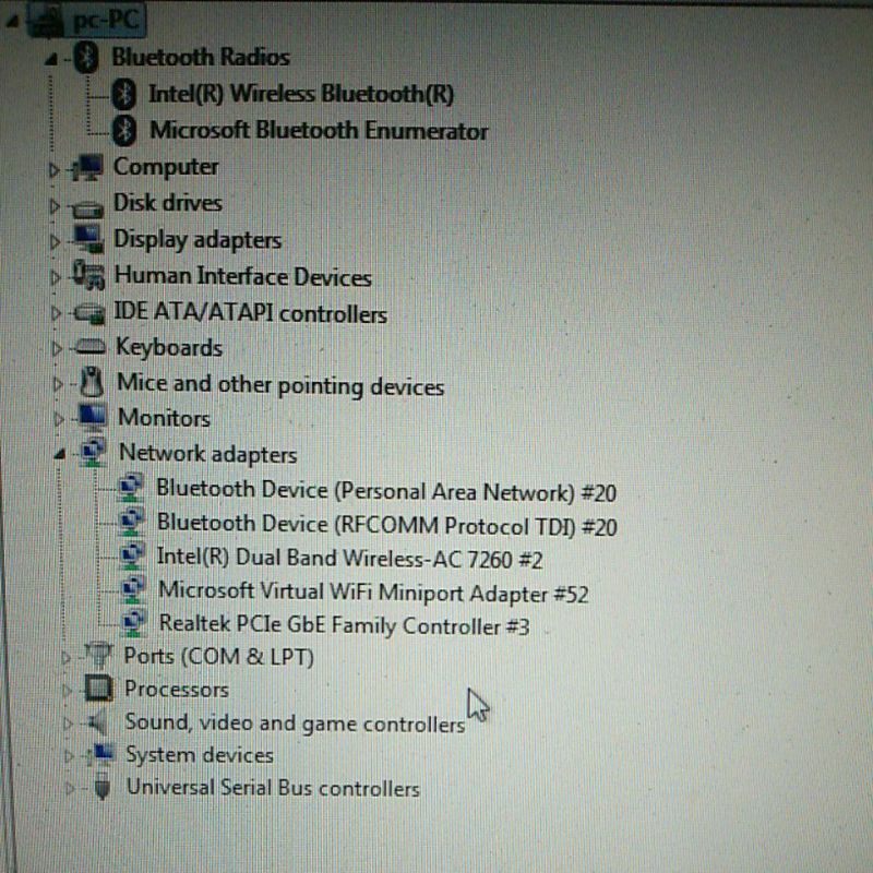 card wifi Intel 7260 867mbps Bluetooth 4.0 cho pc pc2ndhcm