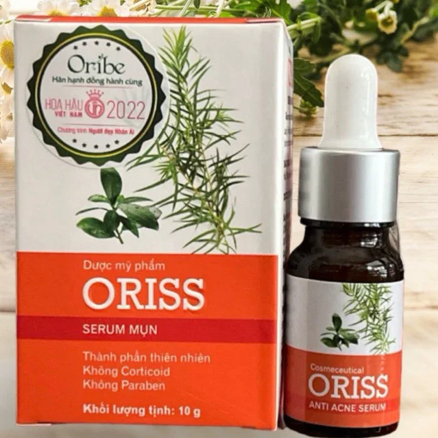 Serum mụn oriss 10ml bong còi mụn cải thiện thâm mụn kiểm soát nhờn hiệu quả