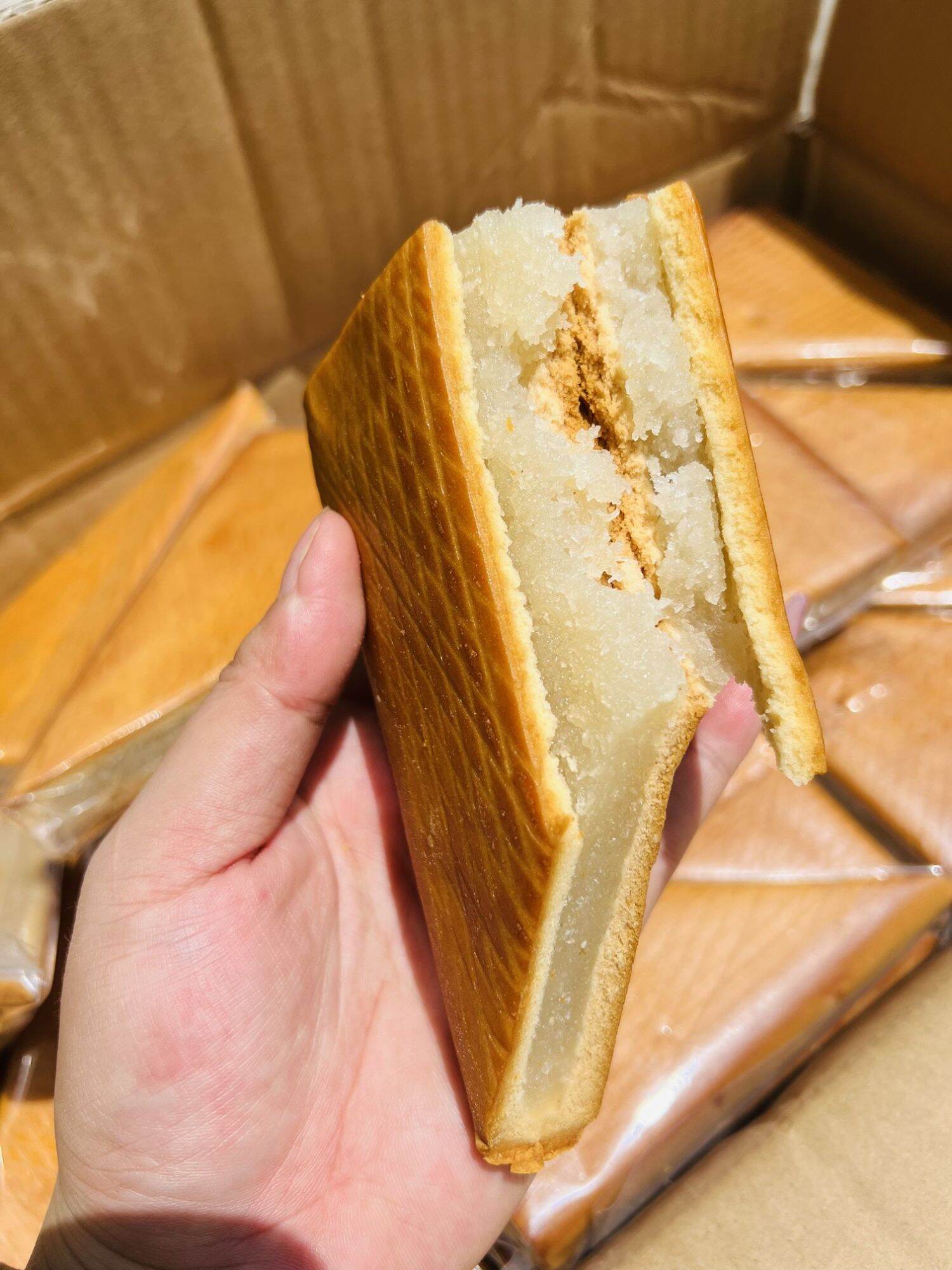 Bánh xà lam dừa miếng 200g (Ăn vặt thuần chay)
