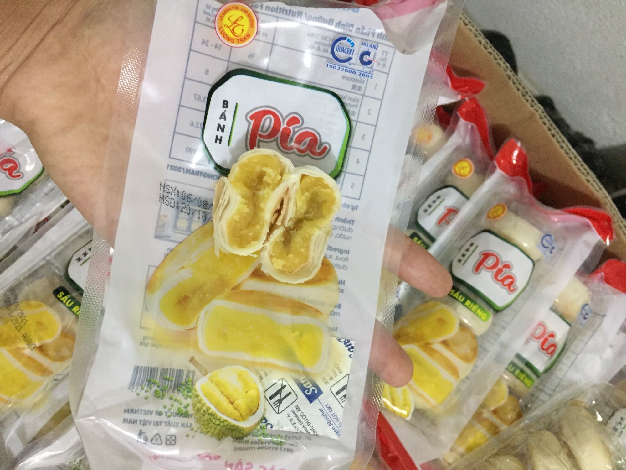 Bánh Pía Sầu Riêng Mini
