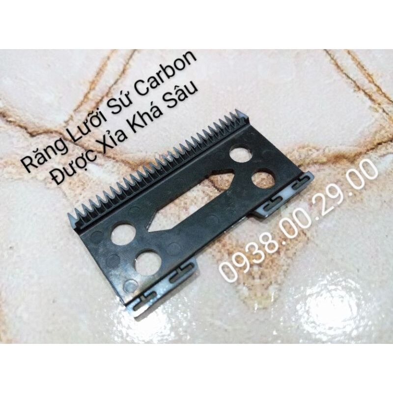 Lưỡi Sứ Tông Đơ Cắt Tóc Siêu Bén Cho Kemei, Wahl. Lưỡi Sứ Carbon Cao Cấp Cho Tông Đơ Cắt Tóc. (Ảnh thật). 