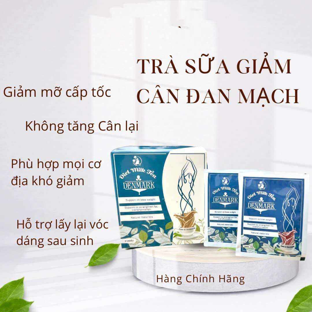 💙COMBO( 2 HỘP )💙 TRÀ SỮA GIẢM CÂN ĐAN MẠCH 🇩🇰