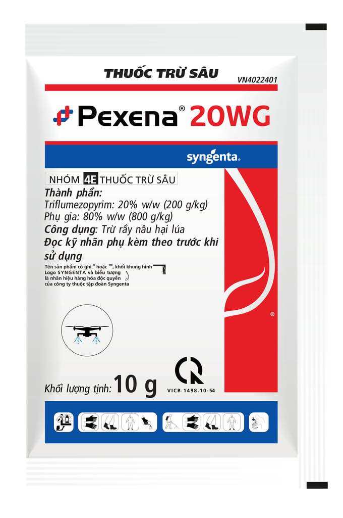(5 gói 10g) Thuốc trừ rầy nâu Pexena 20WG - 10g
