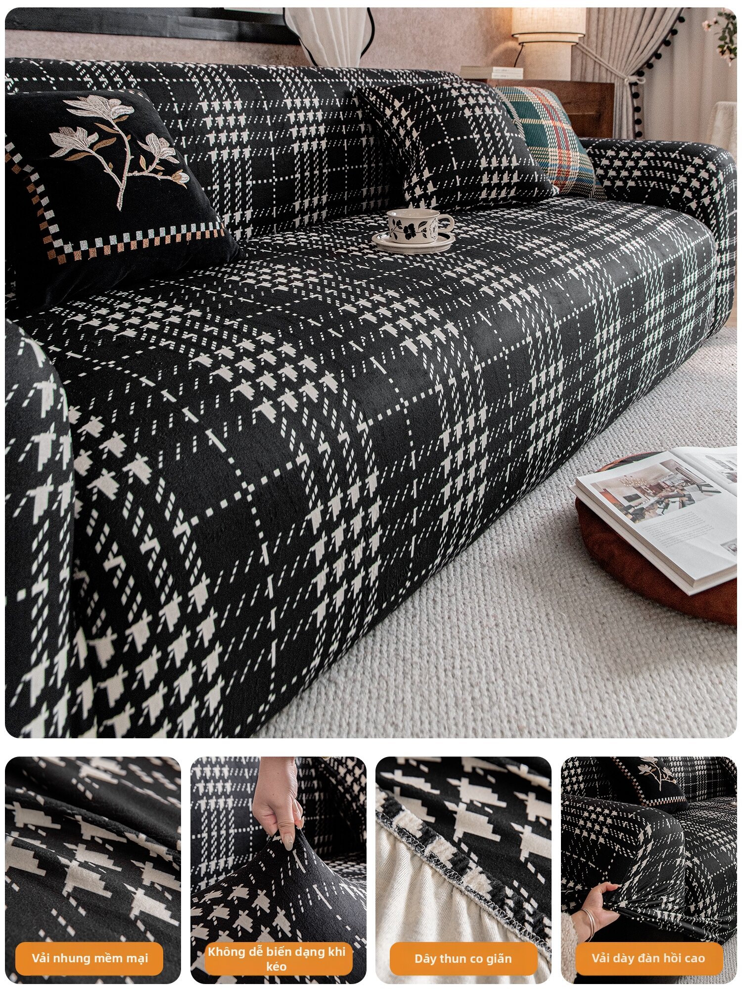 FCAIE | Bọc Ghế Sofa Chống Bụi Co Dãn Bảo Vệ