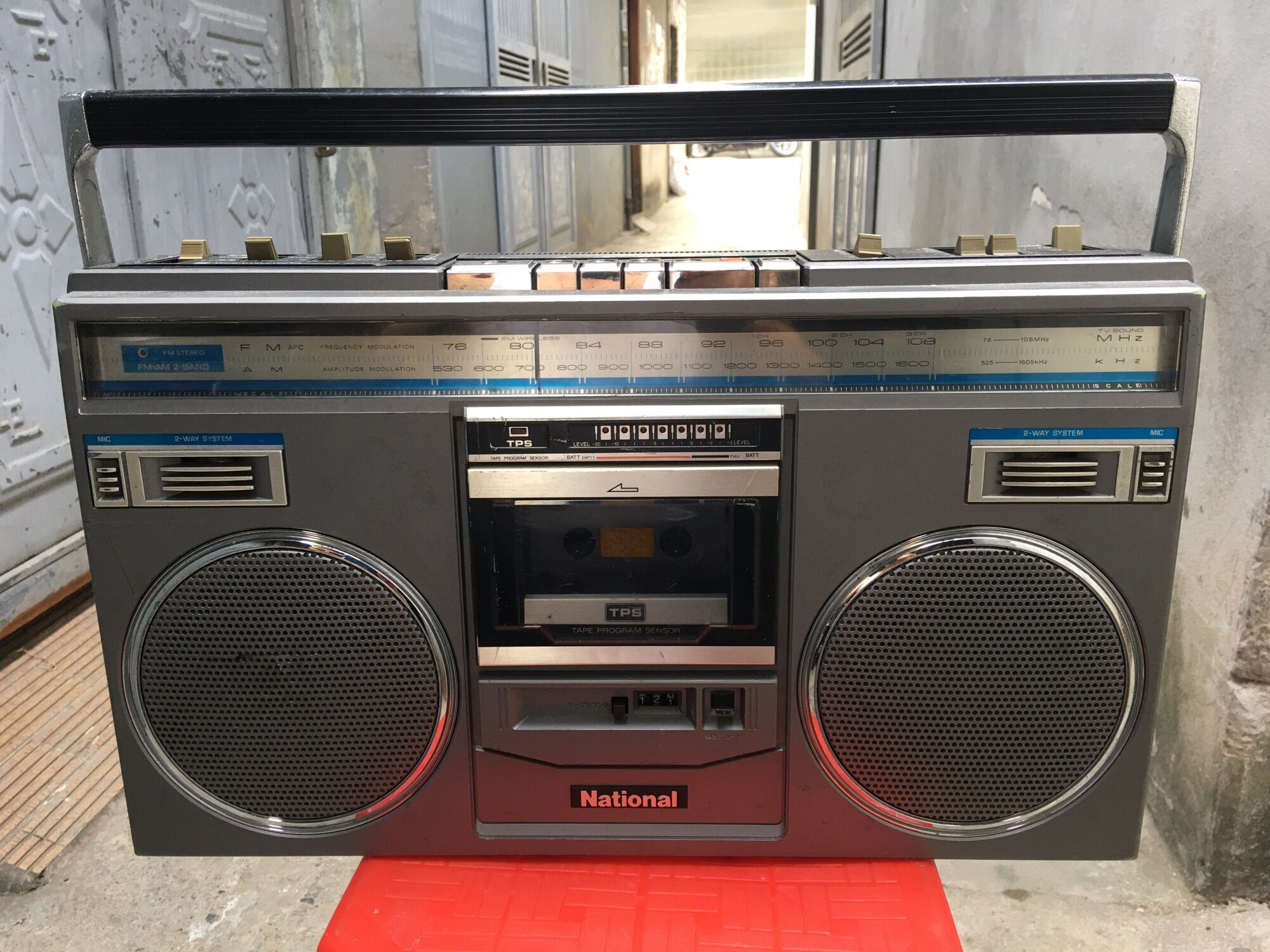 Đài casette national rs-5105 nội địa nhật điện 100v