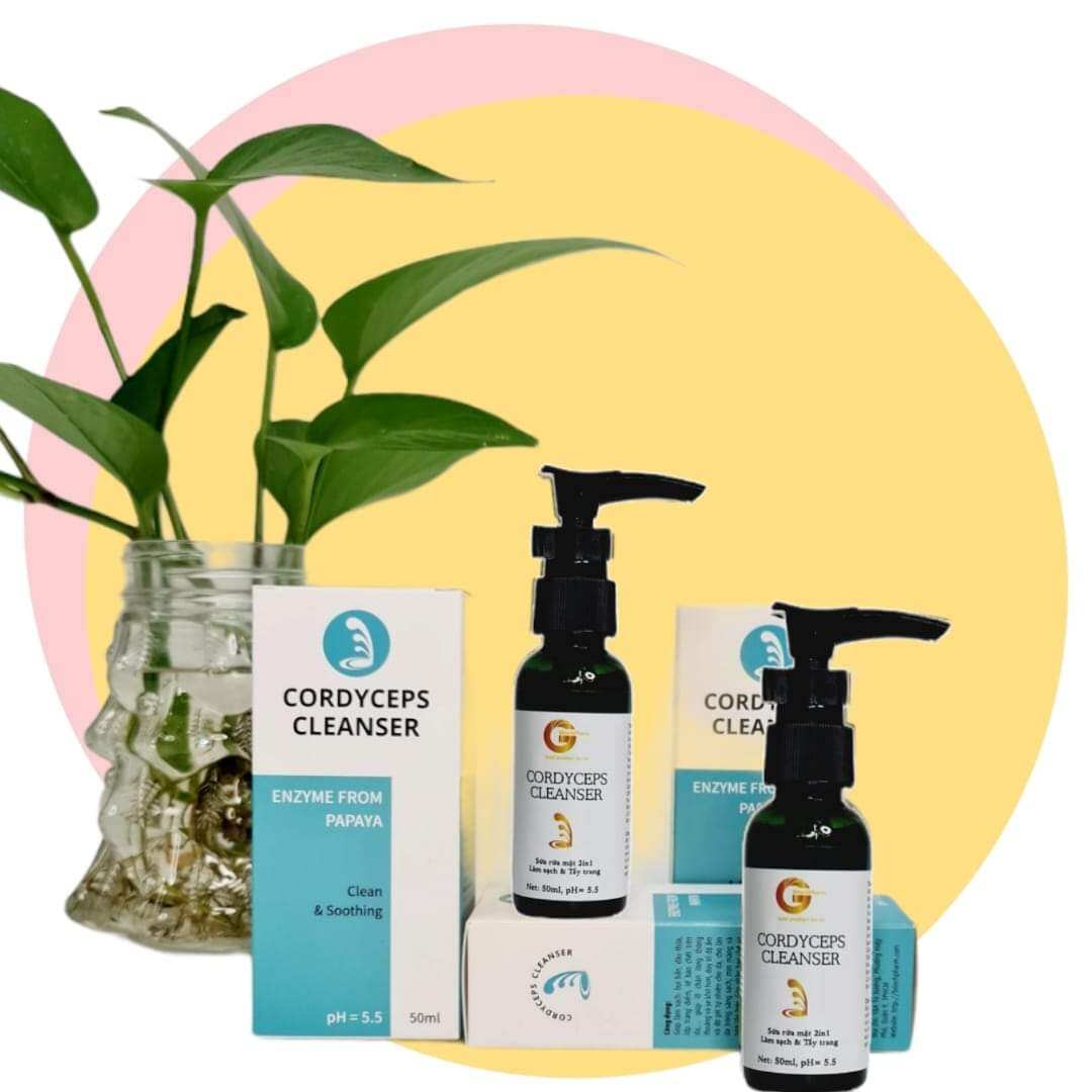 Cordyceps cleanser: sữa rửa mặt chai 50ml