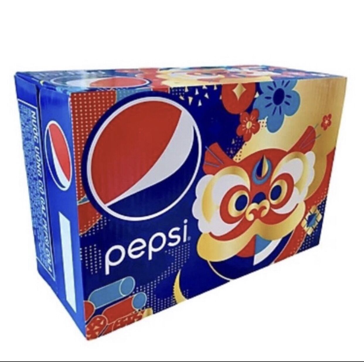 Nước ngọt có ga pepsi lon 320 ml x 24 lon