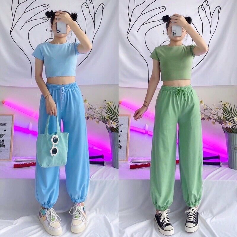 [HCM]Áo croptop body trơn basic