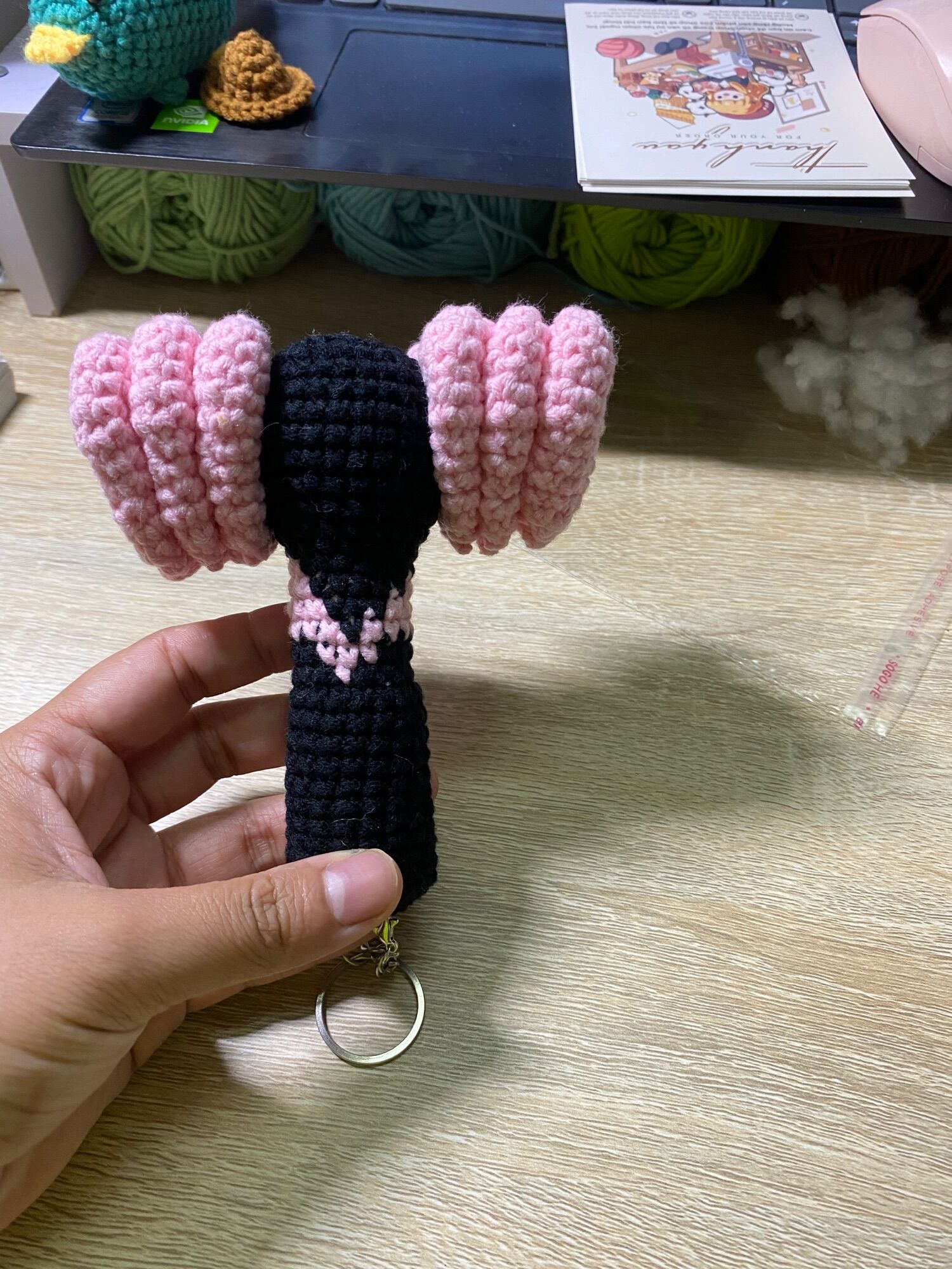 Lightstick Blackpink (Sản phẩm len handmade)