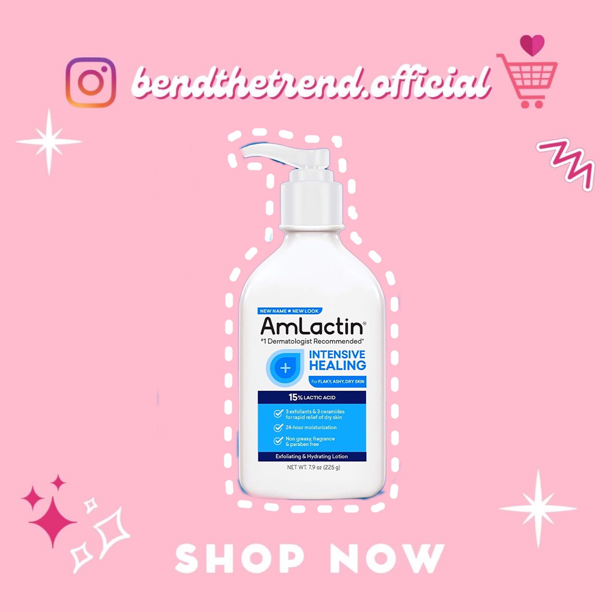 [AUTH-ĐỦ BILL] SỮA DƯỠNG THỂ AMLACTIN RAPID RELIEF CHAI 225gr