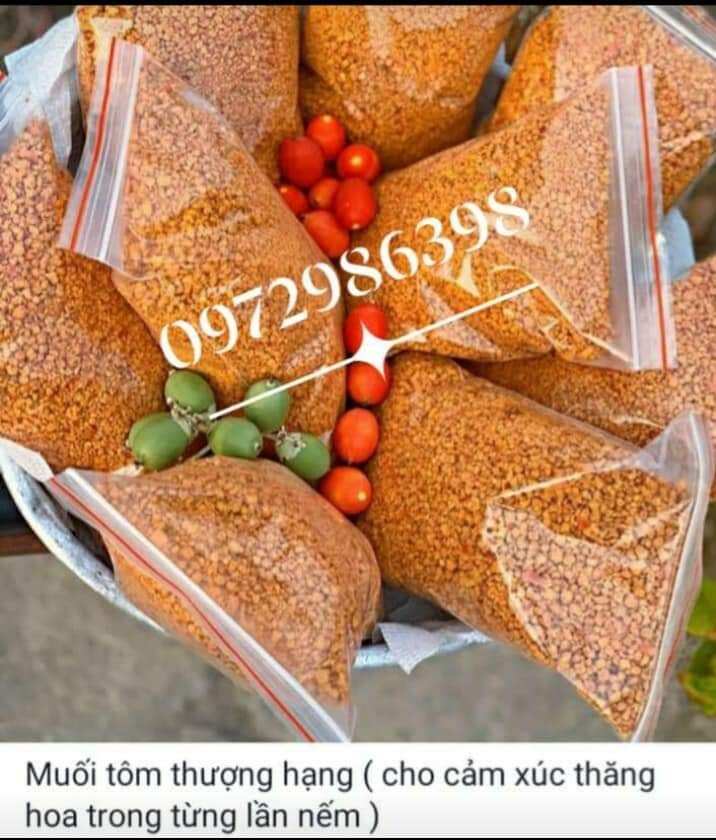 Muối tôm Tây Ninh (Loại 1 siêu cay, siêu ngon dạng hạt)