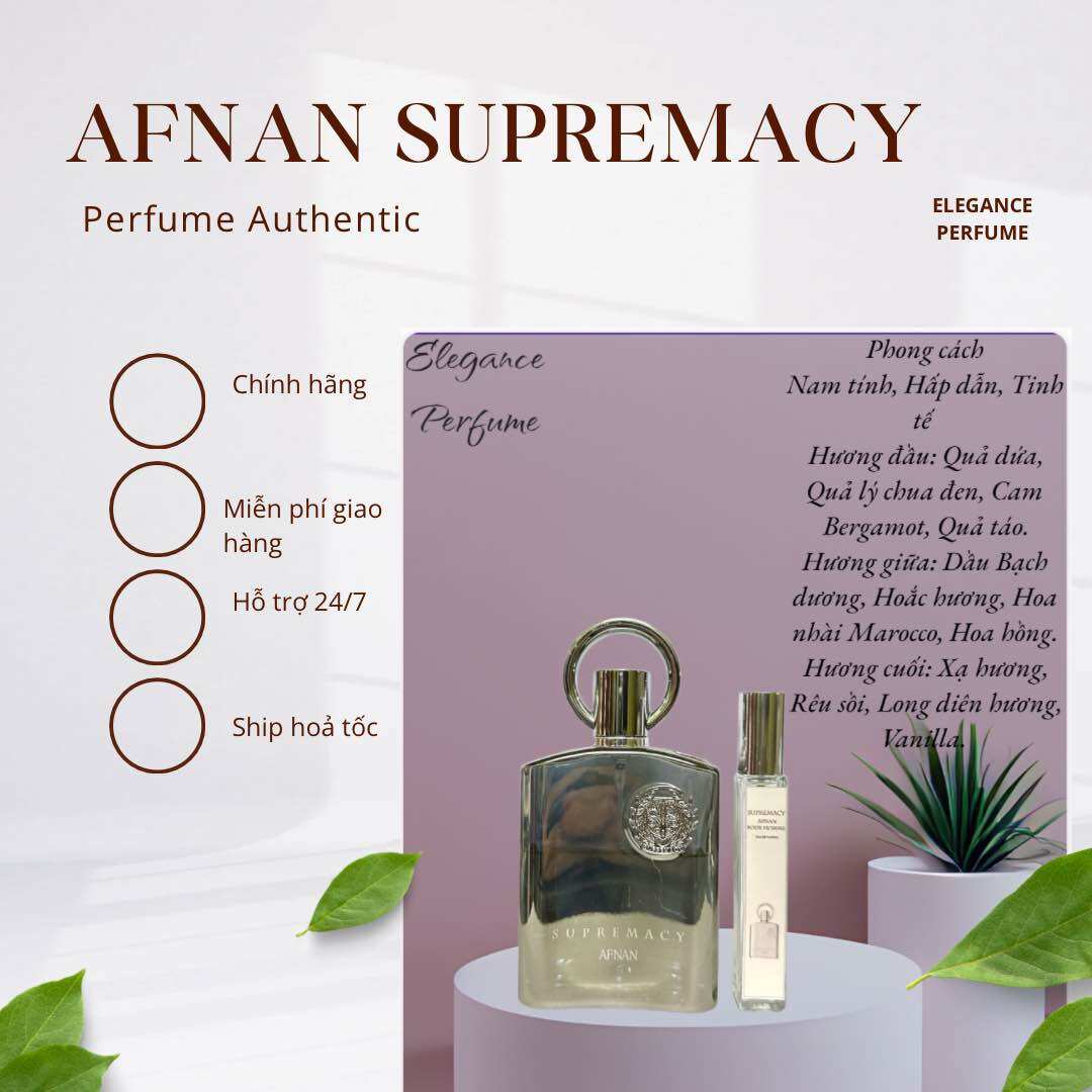 Chiết Nước hoa nam Afnan Supremacy