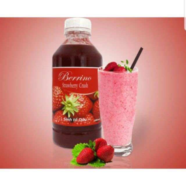 Sinh Tố Berrino Dâu 1000ml/chai