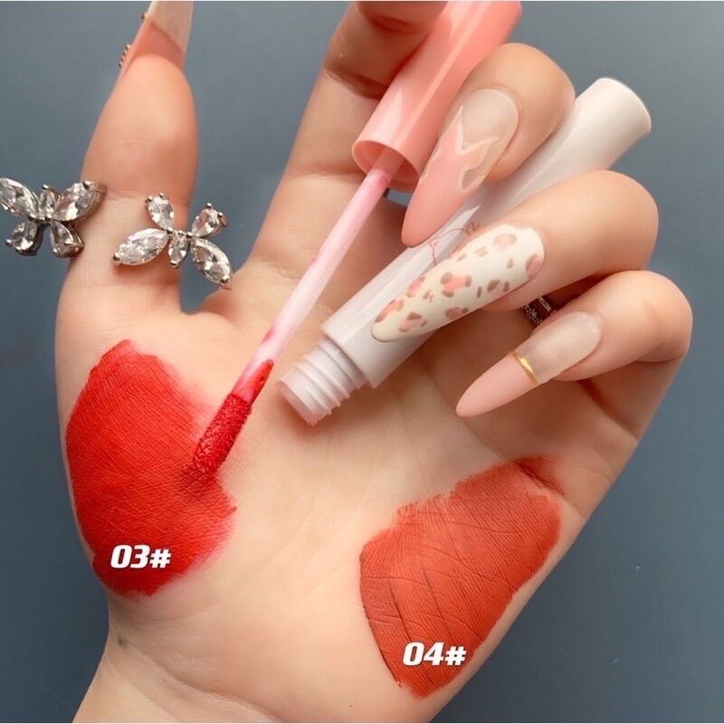 Set 4 Son Kem Lì ErShiQi Mèo Cute