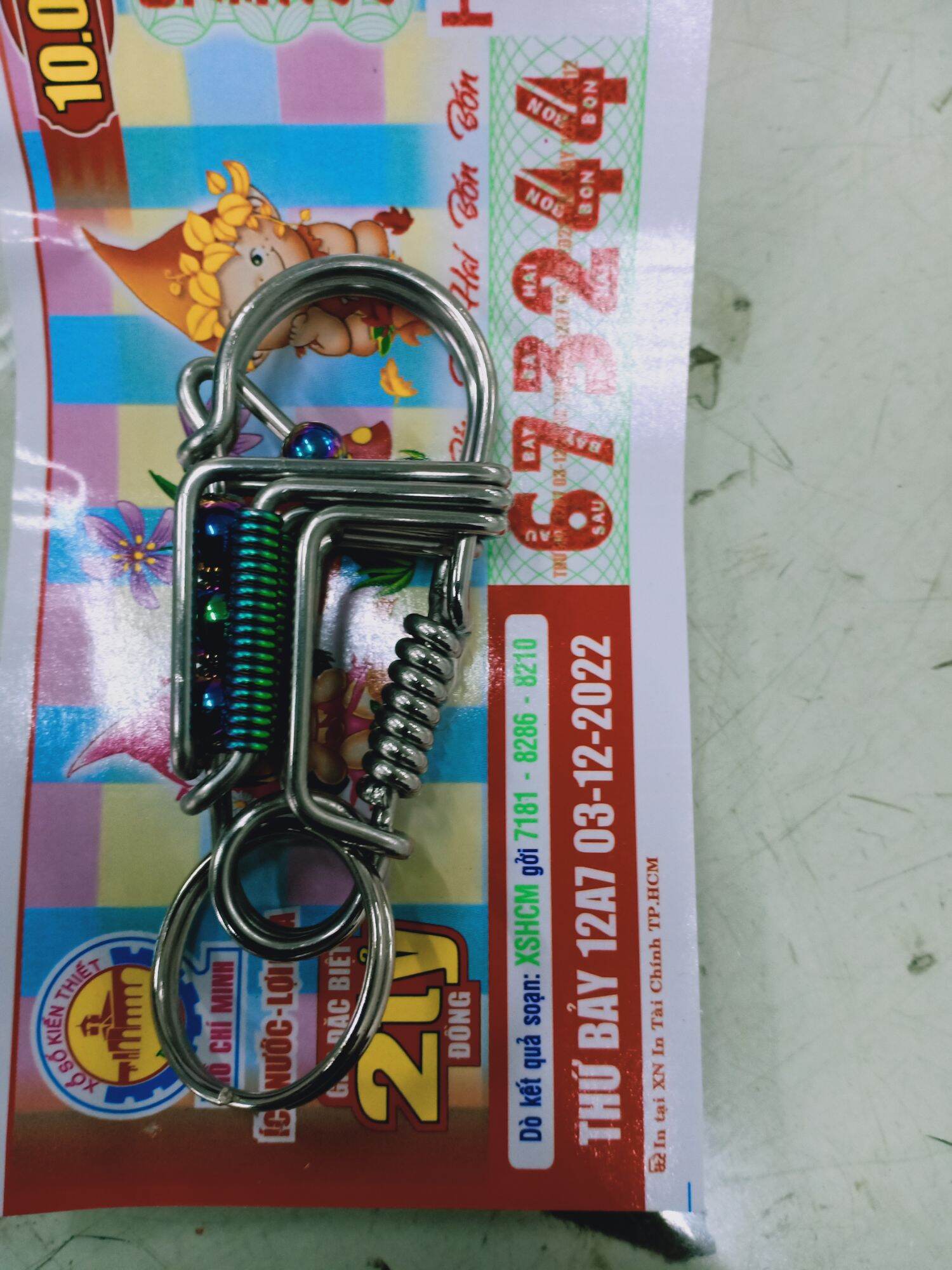 Combo 2 móc khóa phối bi Titan