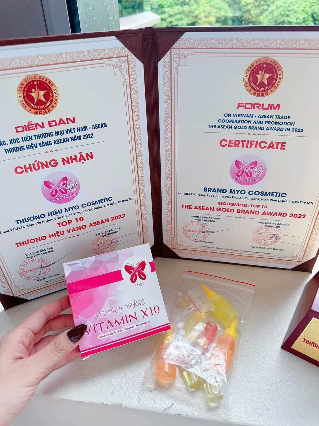 💯set kích trắng vitamin x10💯(mua 3set tặng 1h trộn kem
