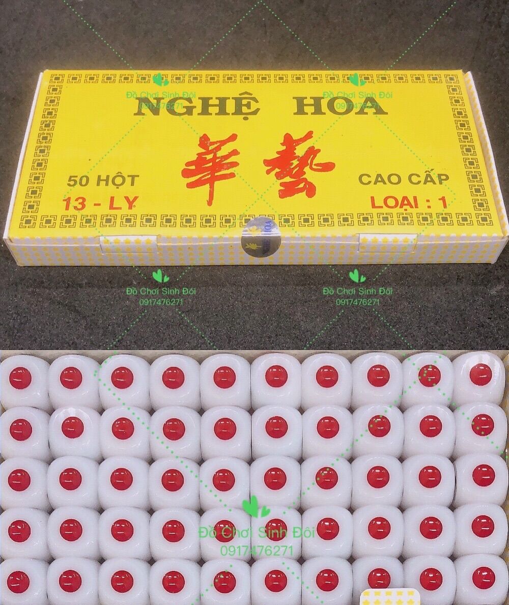 Xí ngầu 13 ly - hộp 50 viên