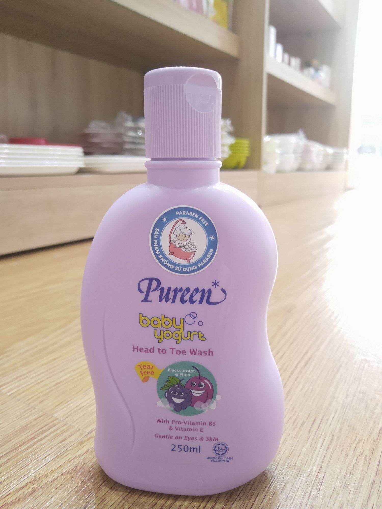 Sữa tắm gội toàn thân Pureen tinh chất sữa chua 250ml