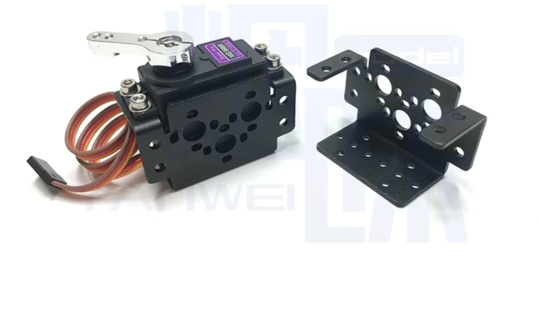 Phụ kiện servo bánh lái và giá đỡ đa năng MG nhựa/ 996R- Lực kéo tẩm 20kg