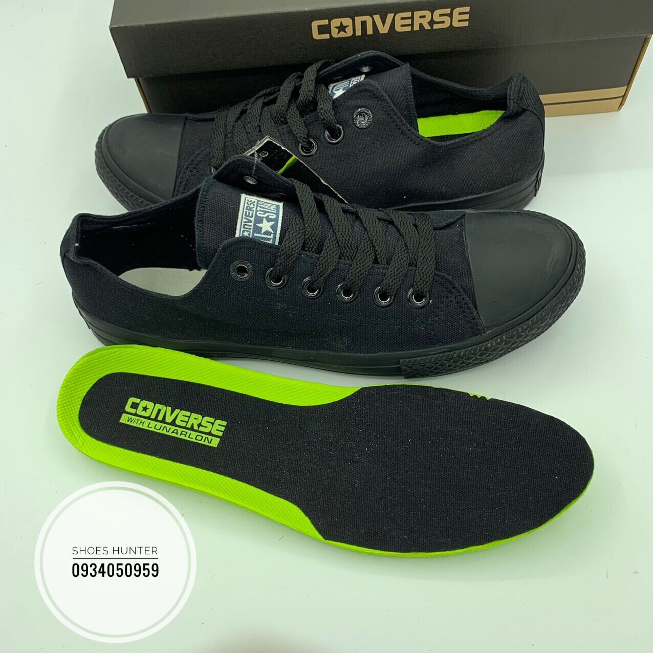 GIÀY CONVERSE ĐEN FULL (Full box)