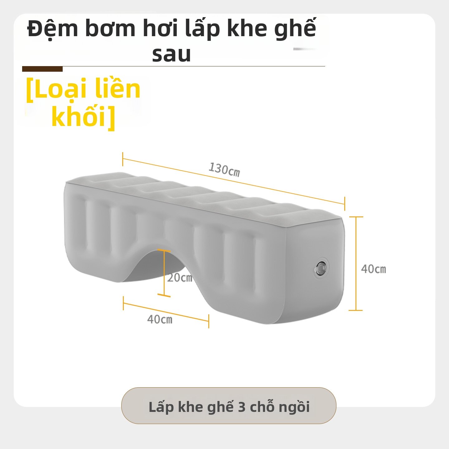 LANGTU | Gối Ngồi Xe Hơi Đệm Khe Hở