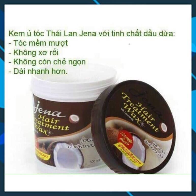 Kem Ủ Tóc Dầu Dừa Jena Thái Lan 500ml