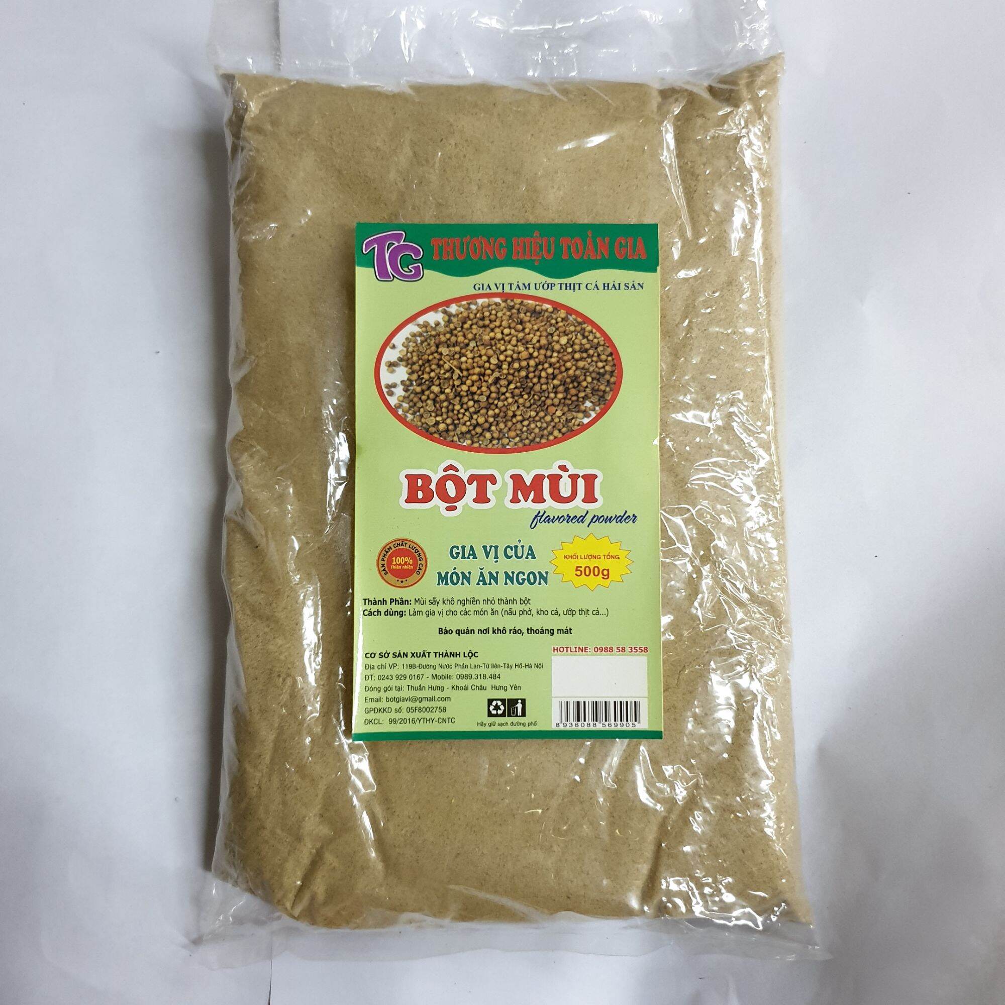 Bột hạt mùi gói 500g