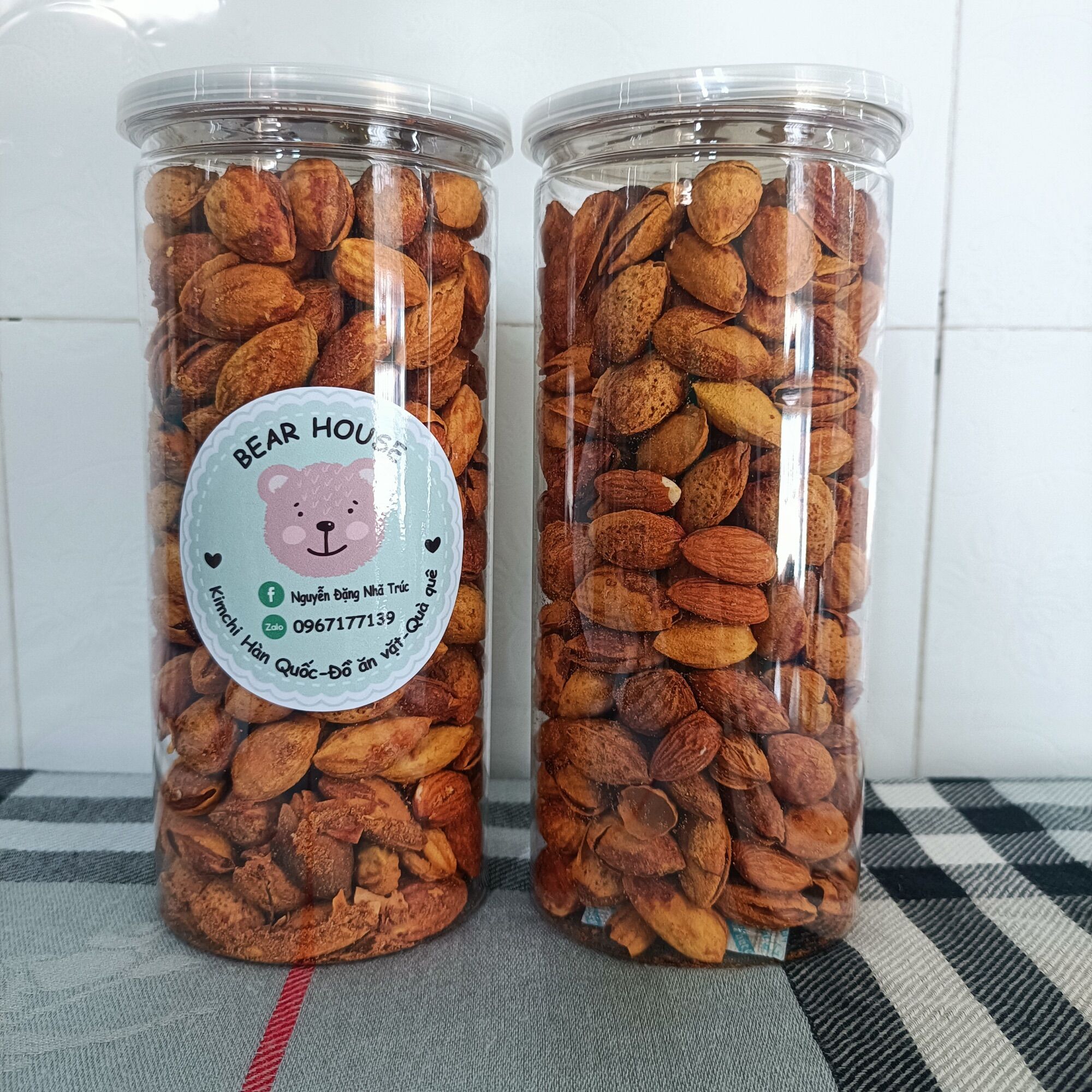 Hạnh Nhân Rang Bơ Vỏ Mỏng hộp  500gram