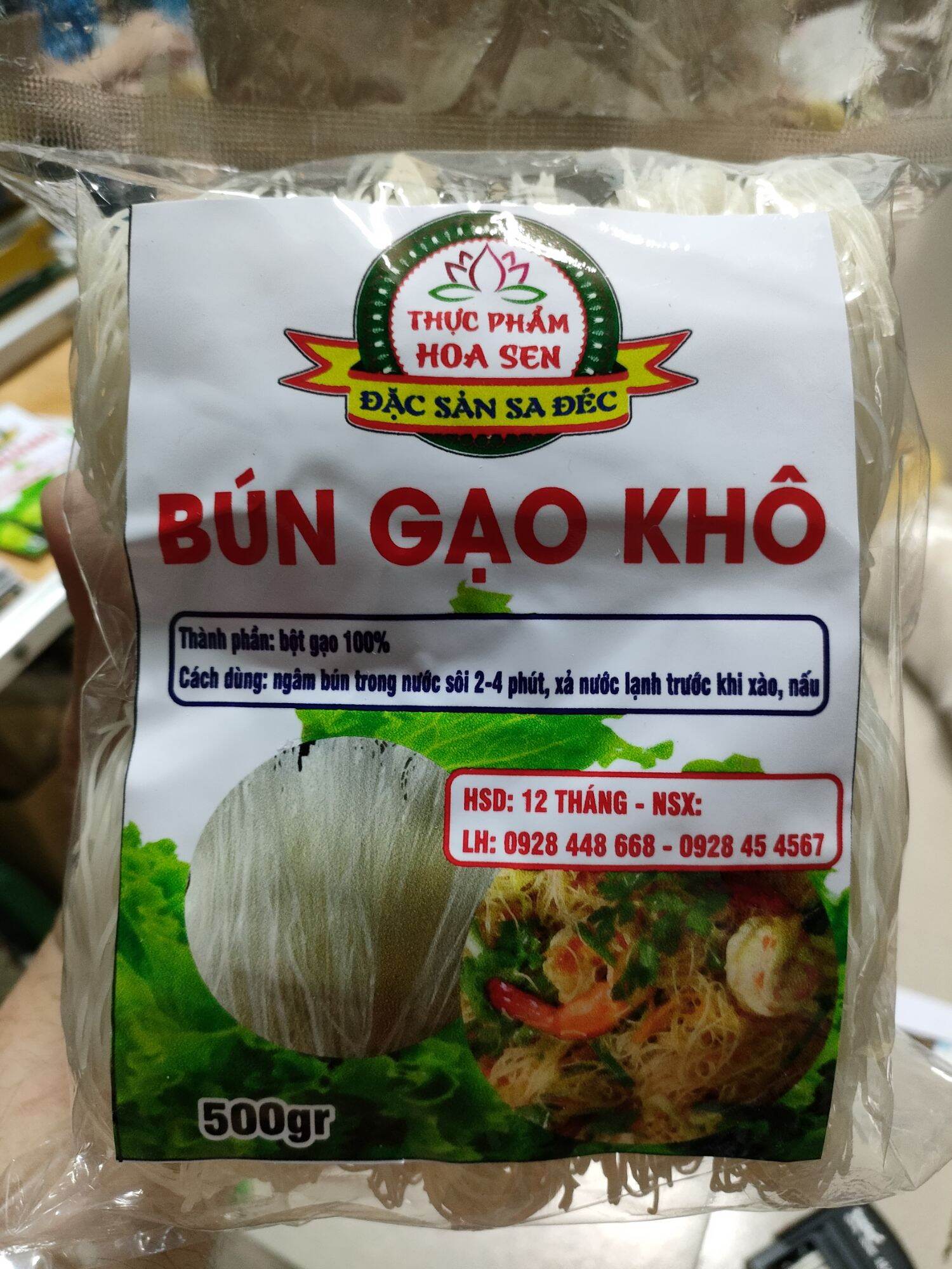 Bún gạo khô