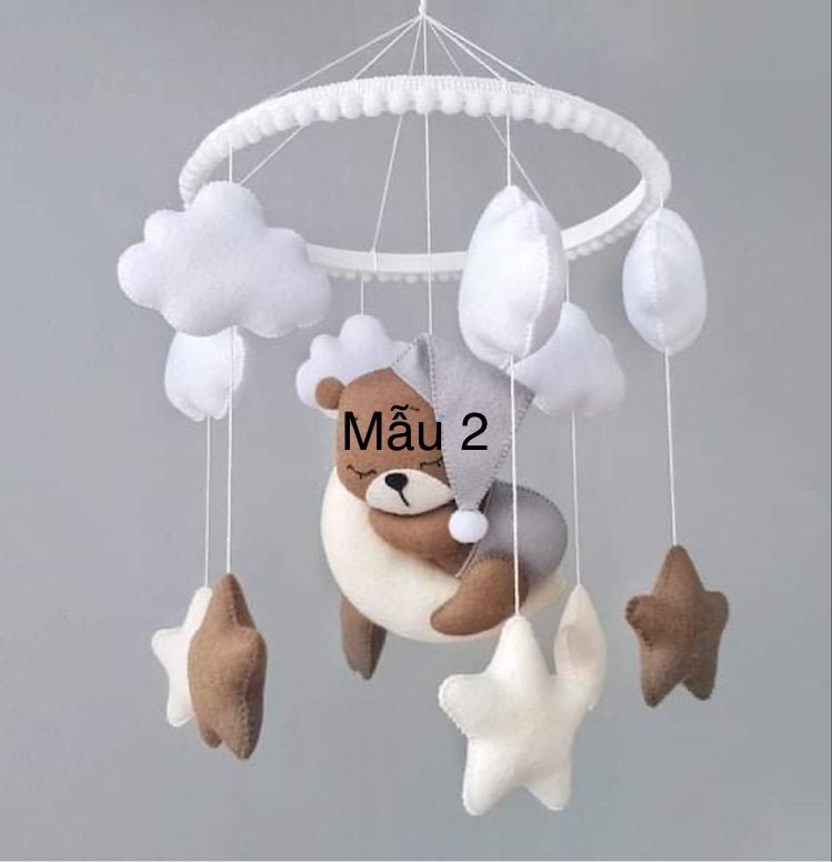 Treo nôi kích thích thị giác { Gấu mơ màng}