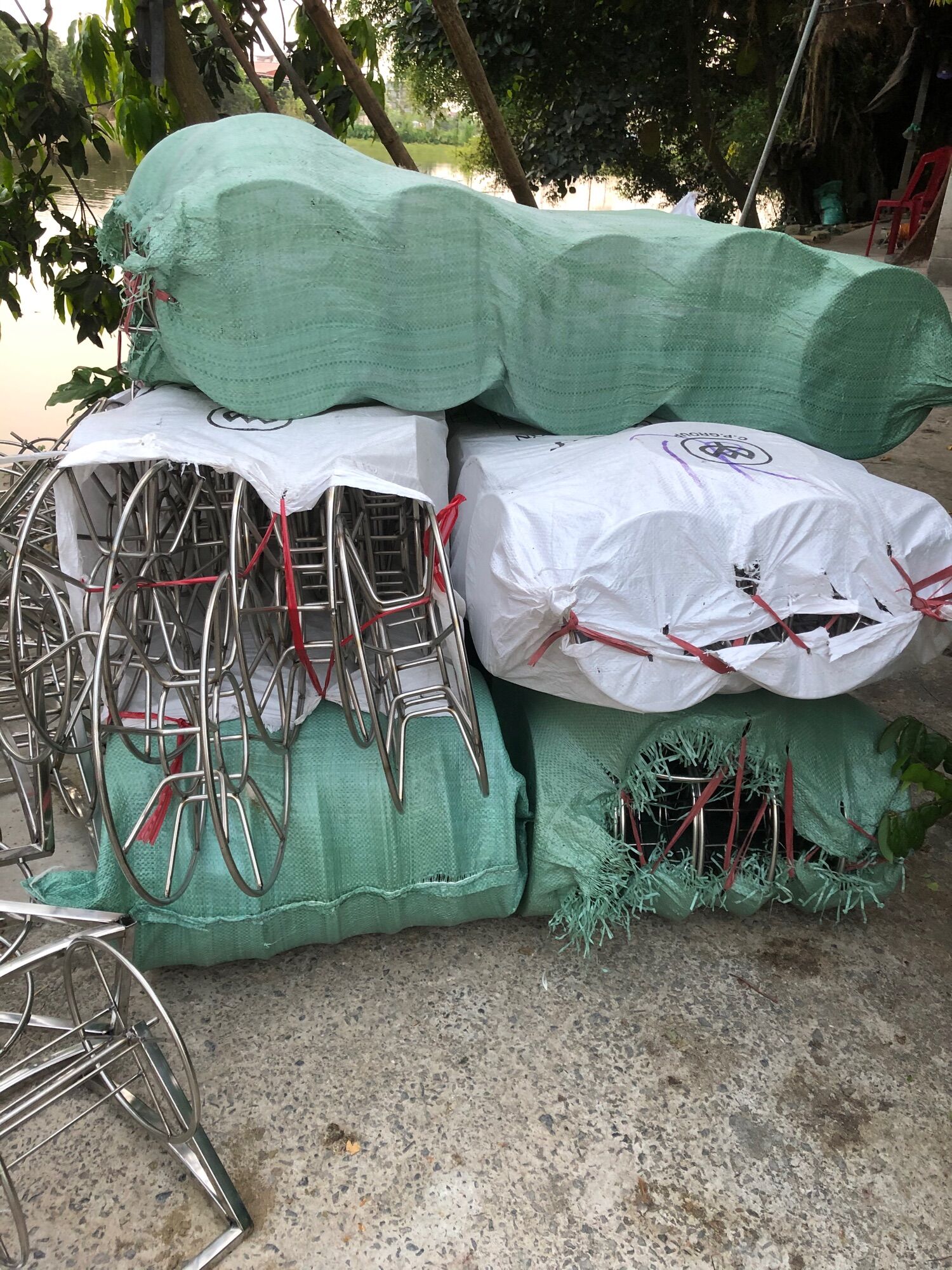 Guồng Inox Cuộn Dây Thả Diều