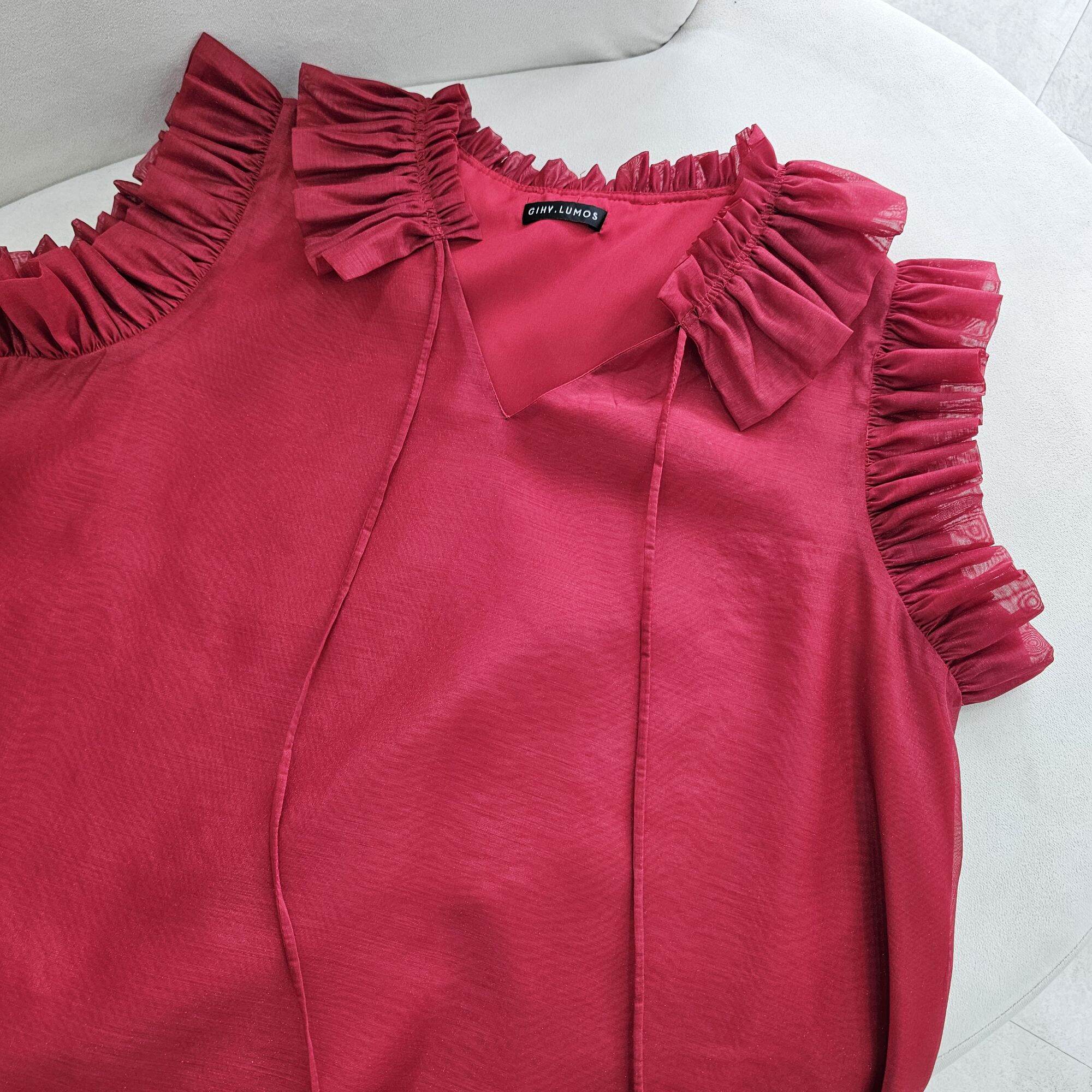 Áo cổ bèo  Vera Top - Gihy.lumos