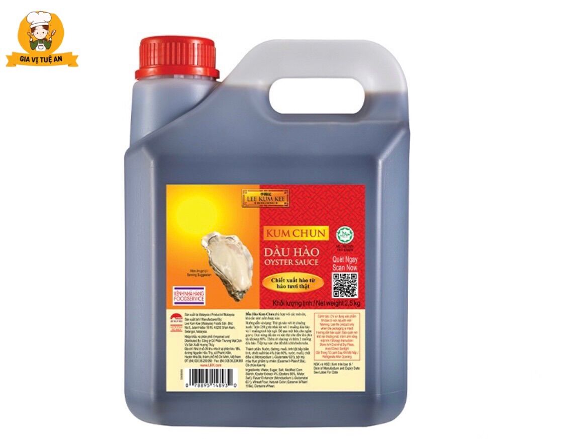 Dầu Hào KumChun - Lee Kum Kee - Can 2.5kg