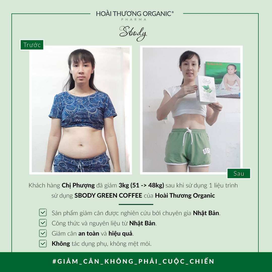 GIẢM CÂN  CÀ PHÊ SBODY SLIM (1 gói lẻ giá dùng thử )