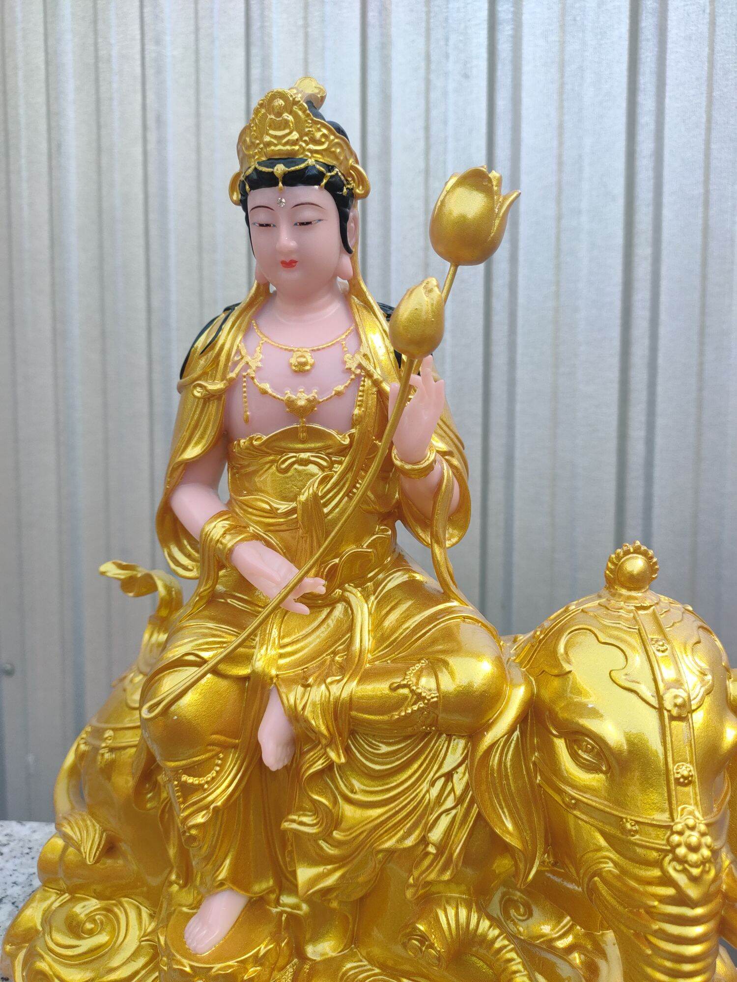Tượng Phổ Hiền Bồ Tát cao 30cm