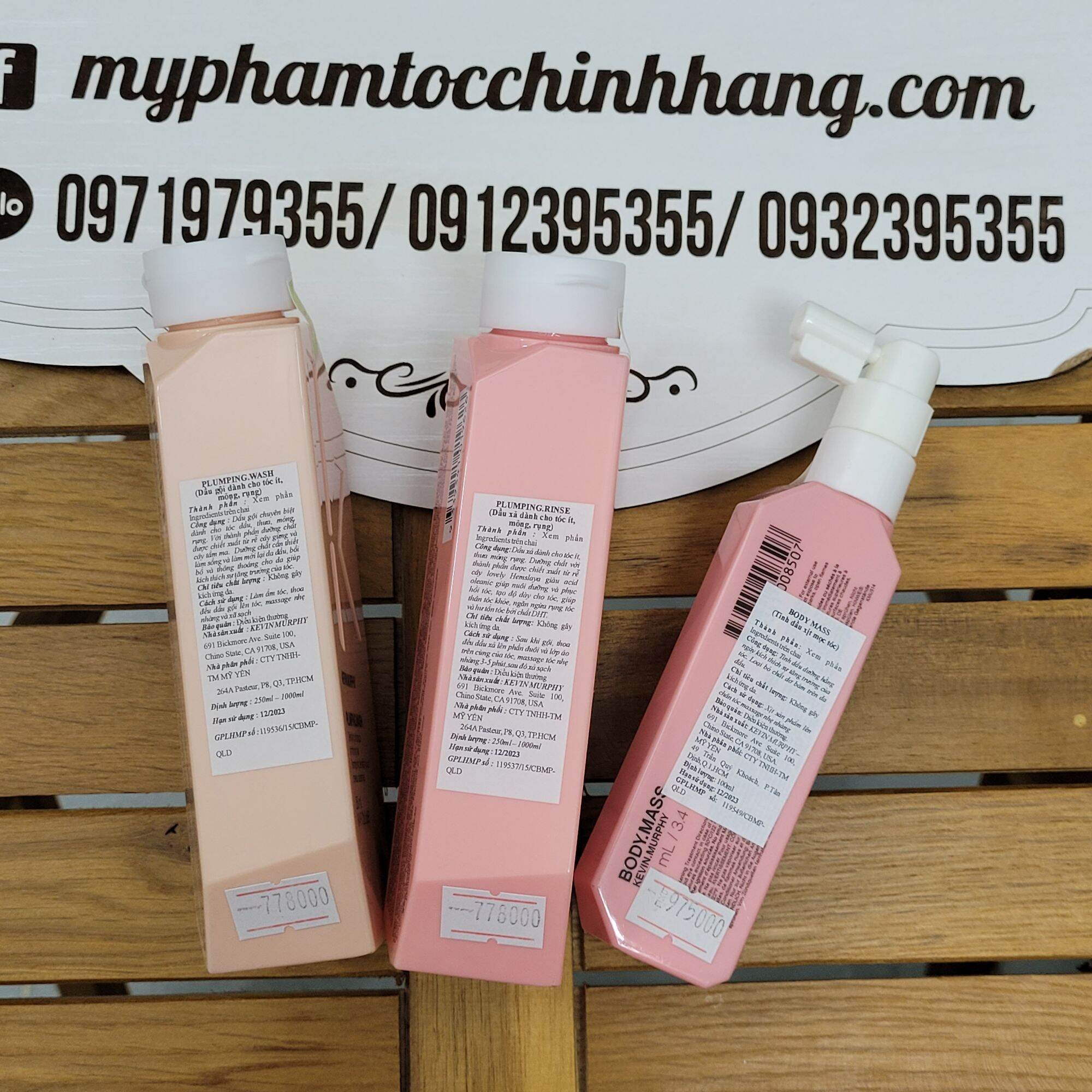 0TINH DẦU XỊT MỌC TÓC KEVIN MURPHY BODY MASS 100ML