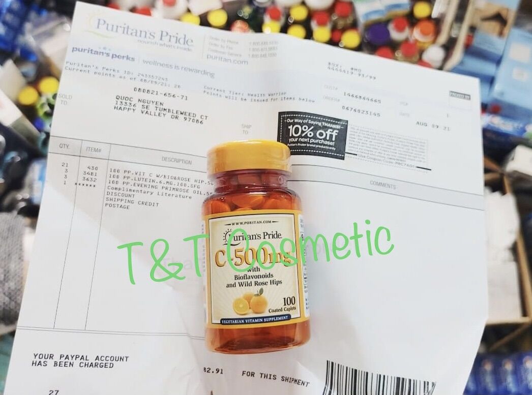 Viên uống bổ sung Vitamin C Purtan's Pride