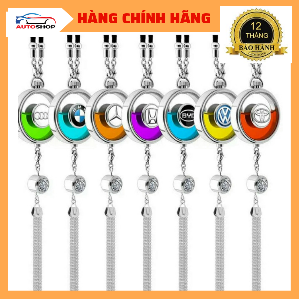 Nước hoa ô tô kiêm khánh treo xe logo hãng