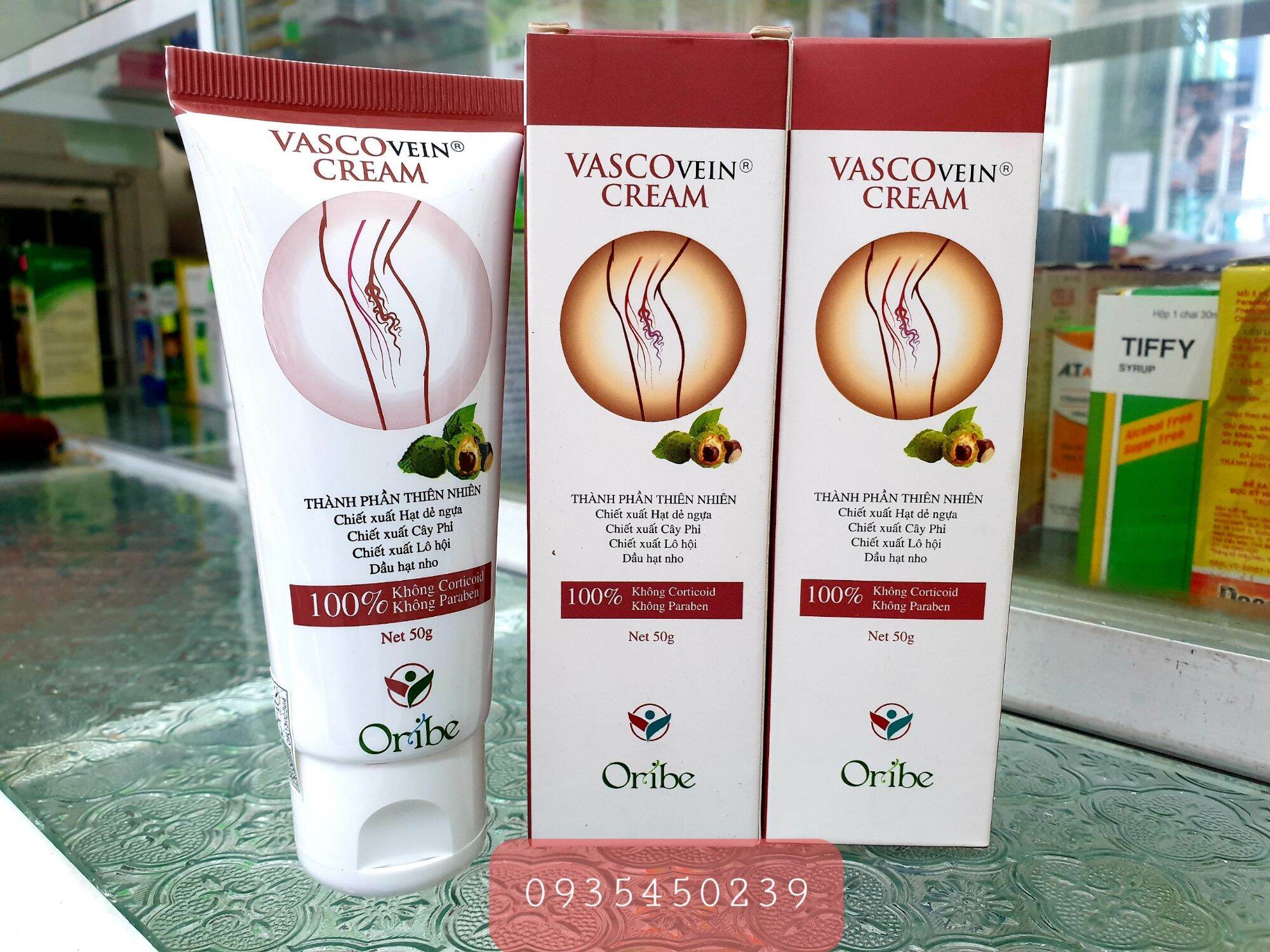 Kem bôi giãn tĩnh mạch vascovein
