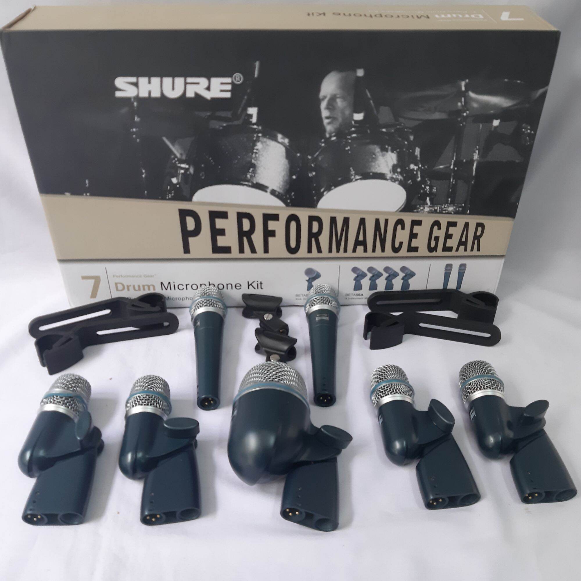 Micro trống 7 mic shure. micro thu âm, tiếng cho trống cao cấp chuyên nghiệp